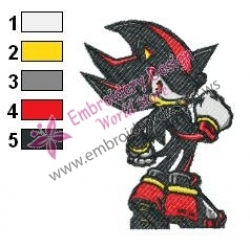 Shadow Sonic Embroidery Design 05